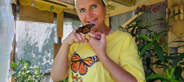 Yolaine Rousseau poursuit son engagement envers le papillon monarque